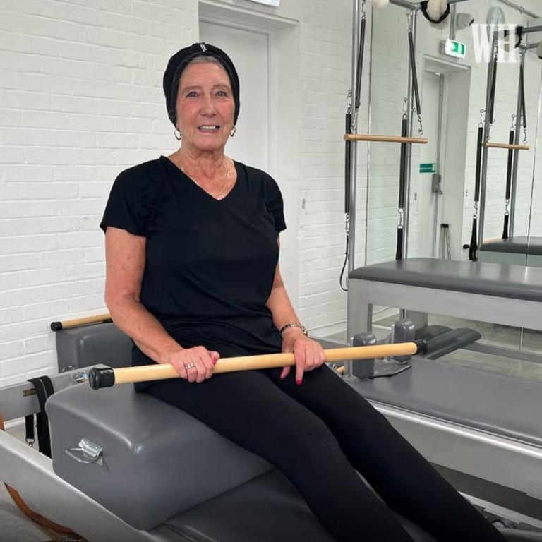 H 72χρονη στο Pilates Reformer