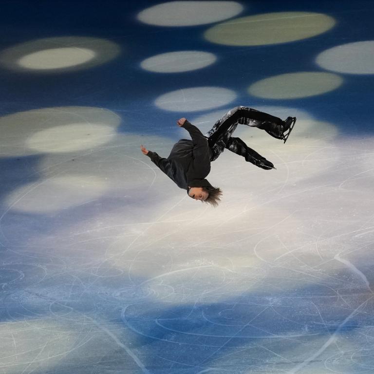 Ο Ilia Malinin στους Ολυμπιακούς με τζιν του οίκου Balmain