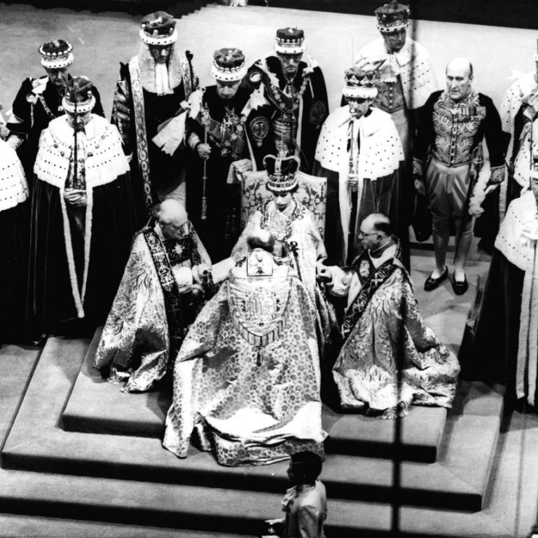 Από την επίσημη Στέψη της βασίλισσας Ελισάβετ 