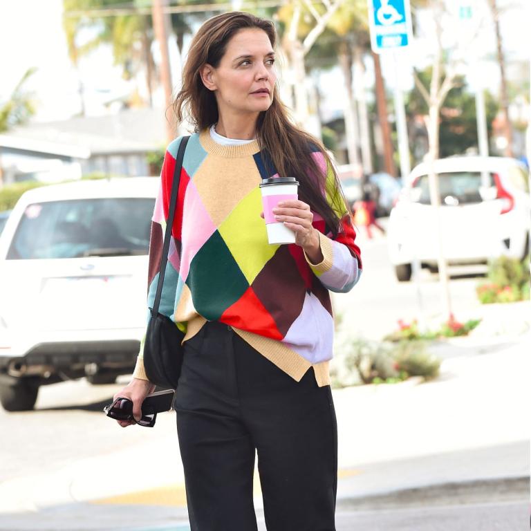 H Κέιτι Χολμς με glove shoes/ Φωτογραφία: Getty Images