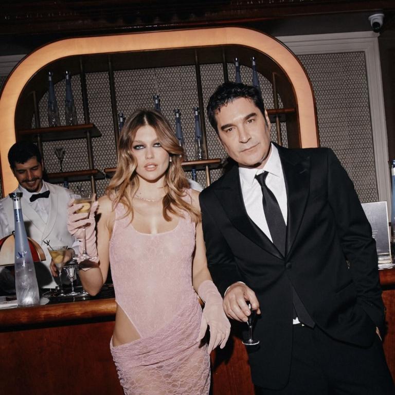 BAFTA 2026: Κλέλια Ανδριολάτου και Χριστόφορος Παπακαλιάτης στο after party της βρετανικής Vogue