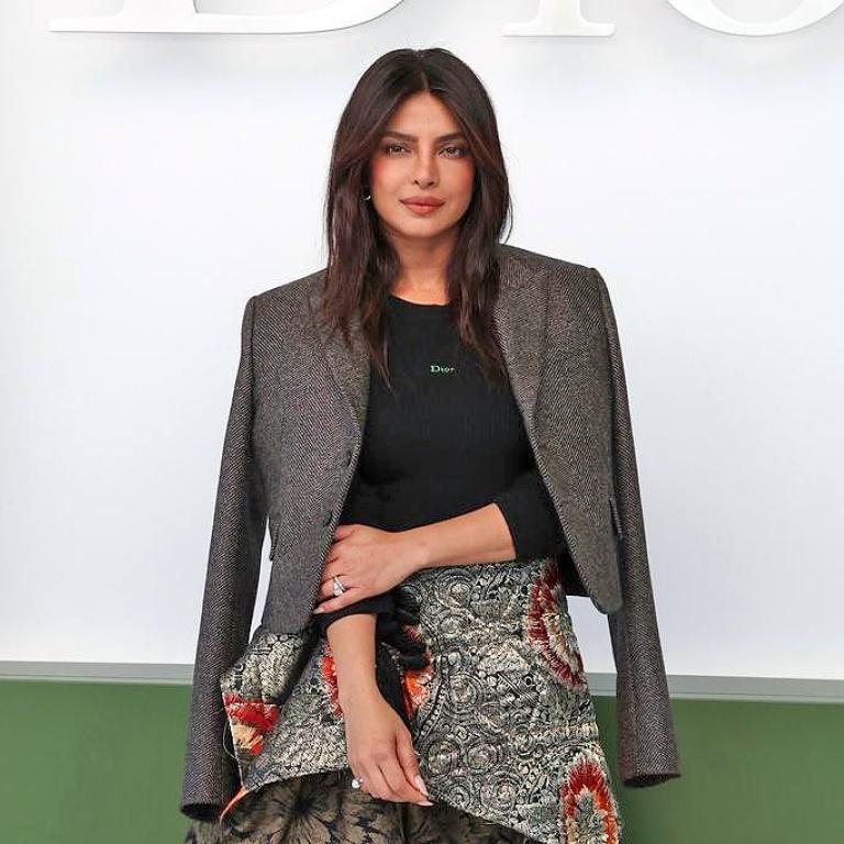 Priyanka Chopra Christian Dior Fall Winter 2026 2027 στο Παρίσι, φωτογραρία AP Photo Tom Nicholson