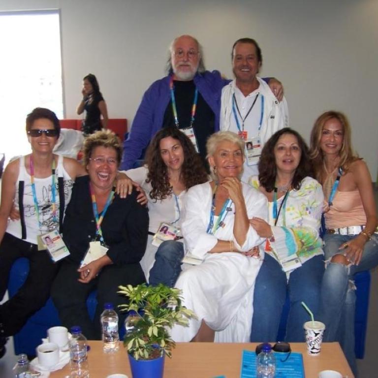 Η Ελευθερία Αρβανιτάκη με την Μαρινέλλα