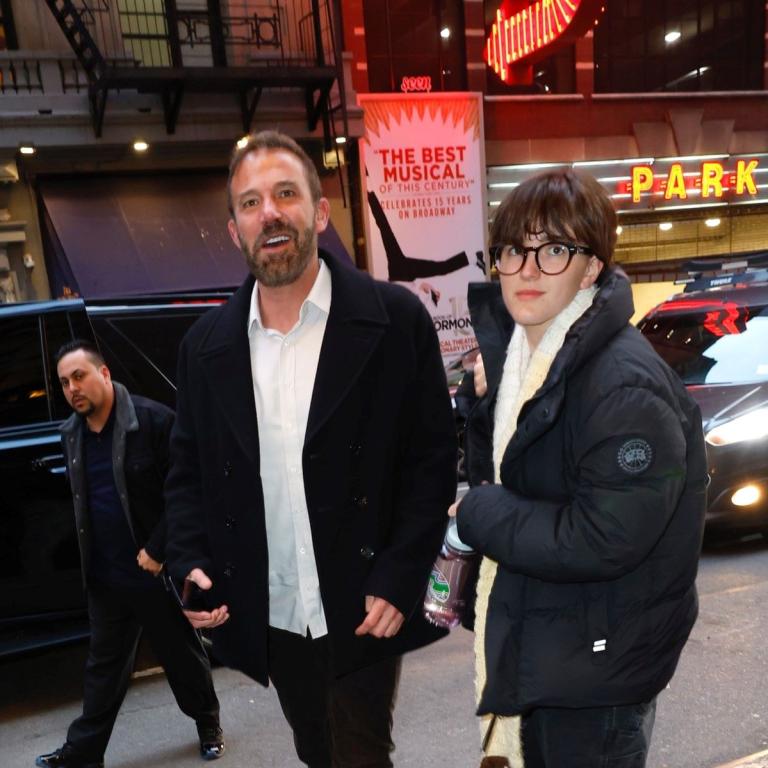 Ο Μπεν Άφλεκ με τον γιο του, Φιν