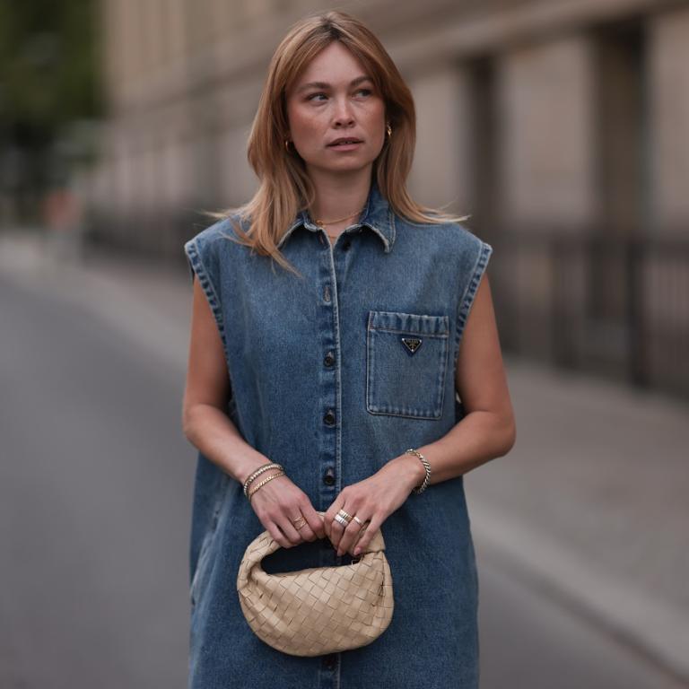 denim dress