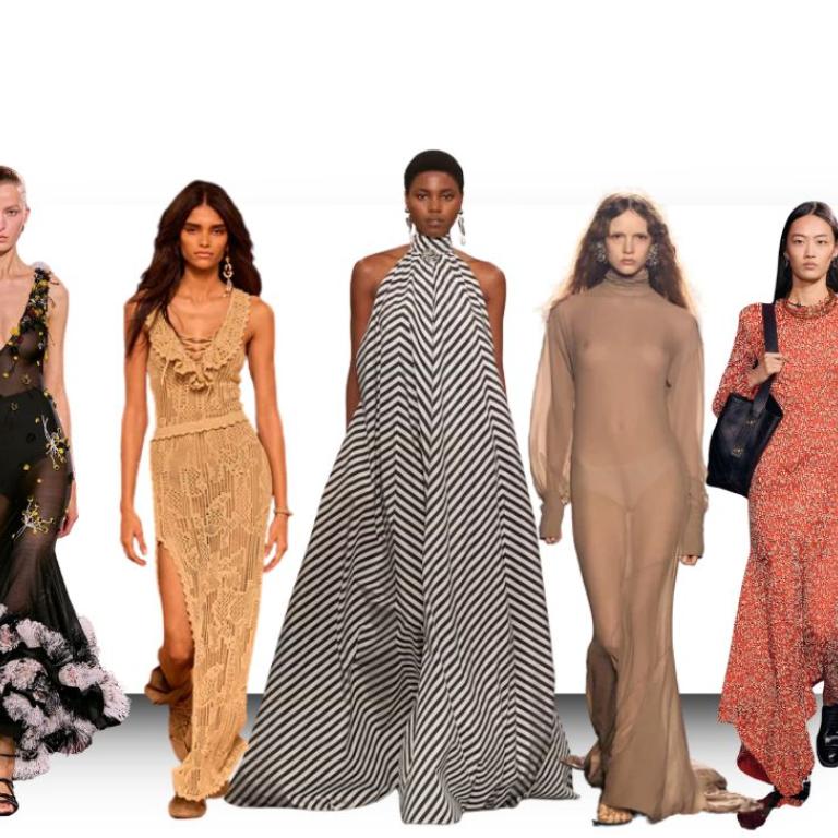 μακρια φορεματα τασεις ανοιξη 2026