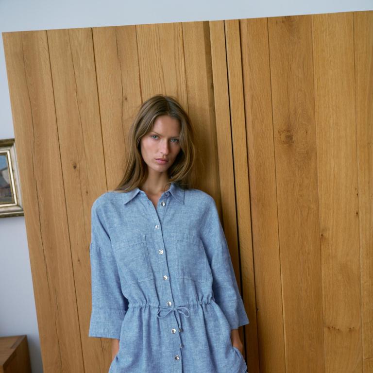 Σύνολο με λινό κομμάτια από τα Zara