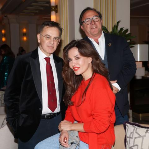 Η Δήμητρα Ματσούκα με τον Πέτρο Κόκκαλη