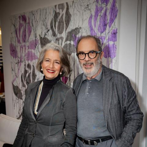 Η Λουκία Παπαδάκη και ο Τίμος Τζάννες σε βραδινή έξοδο