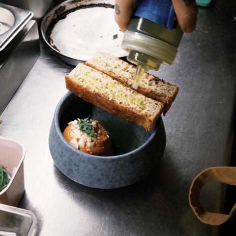 Πιάτο στο Ράντικαλ στην Κυψέλη