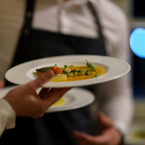 σερβιτόρος πιάτο