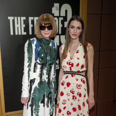 Η Άννα Γουίντουρ με την κόρη της