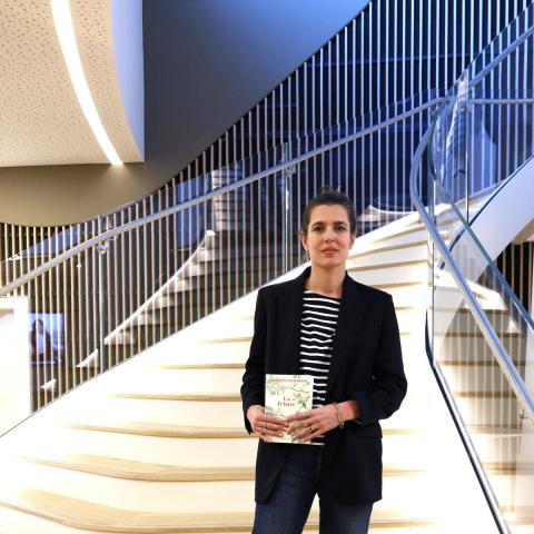 Η Σαρλότ Κασιράγκι στην παρουσίαση του βιβλίου της