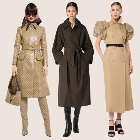 Οι μεγάλοι οίκοι υπογράφουν τις καμπαρντίνες της άνοιξης