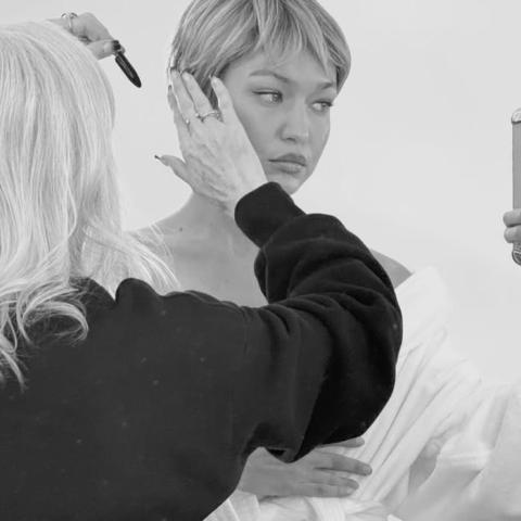 Η Τζίτζι Χαντίντ με pixie cut - Φωτογραφία Instagram/Gigi Hadid