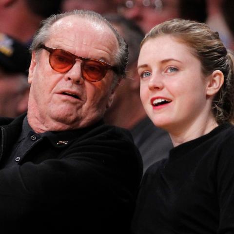 Ο Τζακ Νίκολσον με τη κόρη του Λορέιν το 2017