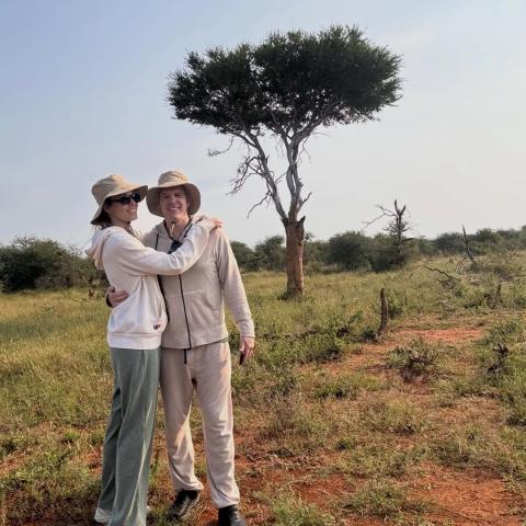Μαριέττα Χρουσαλά και Λέων Πατίτσας: Οικογενειακώς στην Αφρική για Σαφάρι