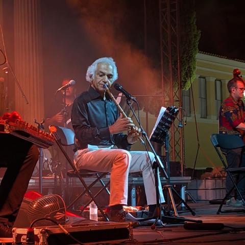 Ο Omar Faruk Tekbilek στο Ζάππειο