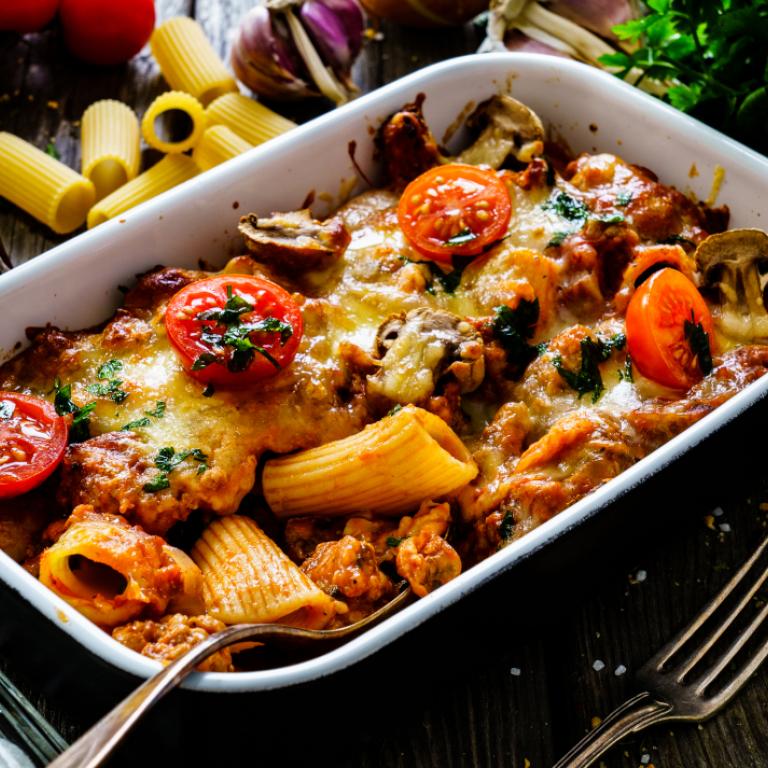 Ριγκατόνι στον φούρνο